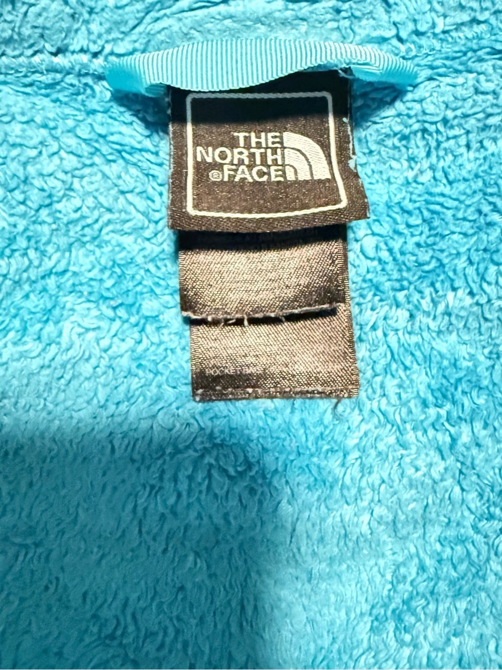 The North Face Aqua Blue and Light Gray Fleece Jacket - Picture 5 of 7